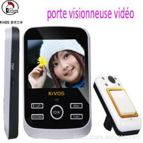 Kivos Intelligent home or hotel calling infrared video door bell